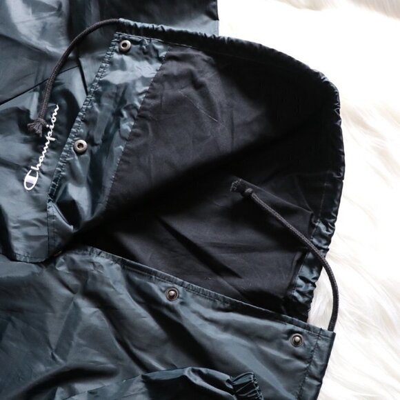 NEW Champion Dark Green Windbreaker Jacket Size Large - Picture 3 of 5